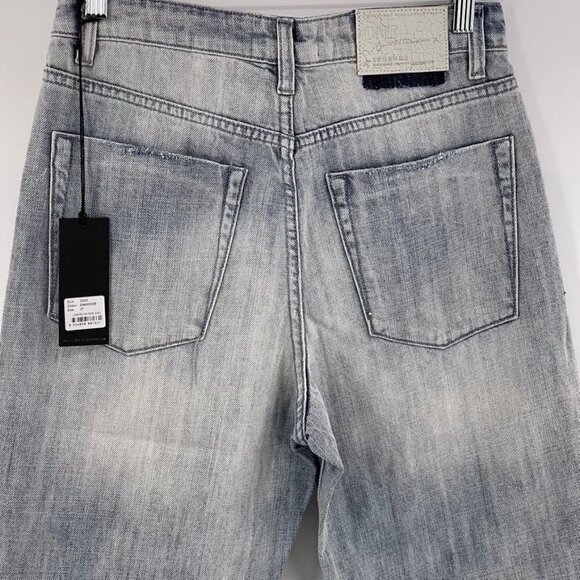 One Teaspoon Size 27 Diamonde Blue Legend High Waist Mom Jeans - Picture 5 of 8